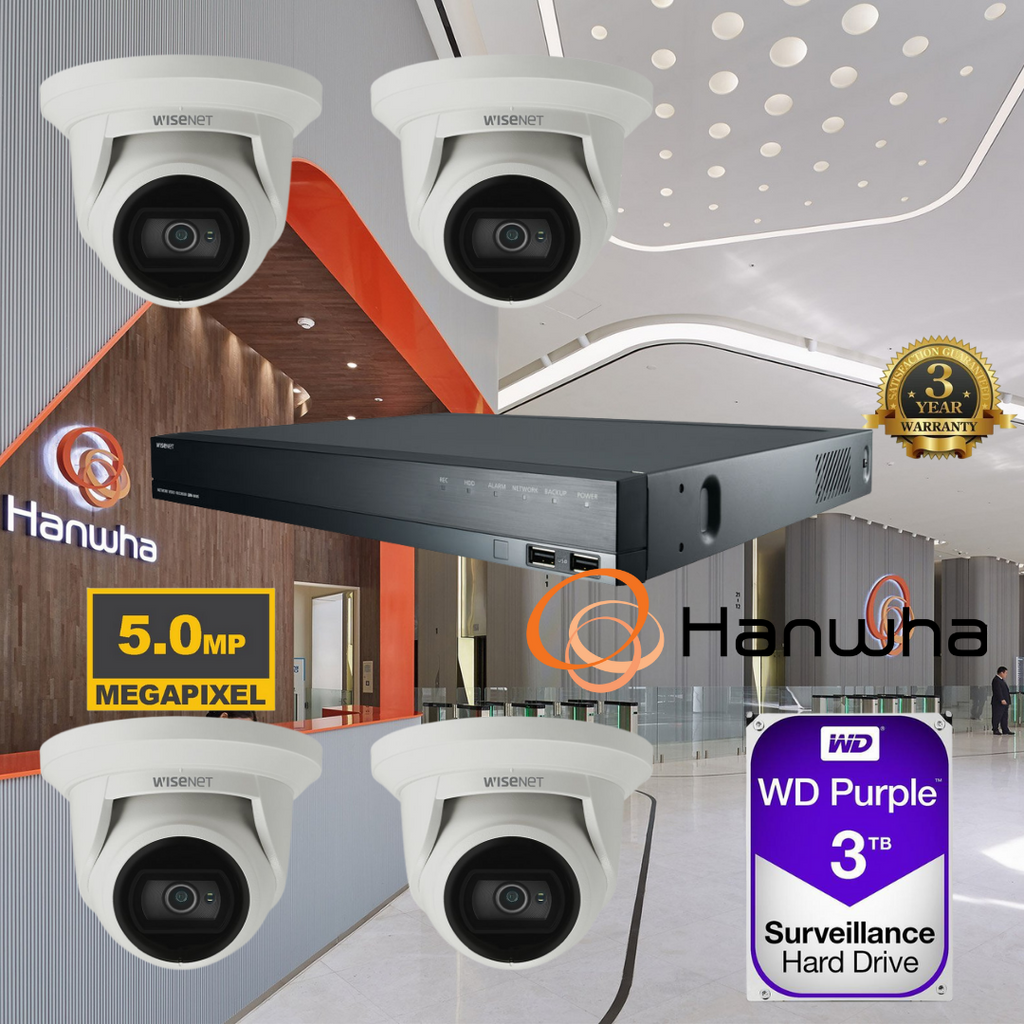 Buy Hanwha Security Camera Kits Online In Australia