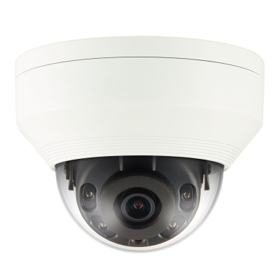 Hanwha Wisenet 2MP Outdoor Dome Camera, H.265, 30fps, IK10, 20m IR, 2.8mm : HAN-QNV-6010R