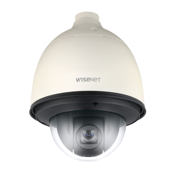 Hanwha Wisenet 2MP Outdoor Mini PTZ Camera, 32x Zoom, H.265, WDR, IP66, IK10 : HAN-XNP-6320H